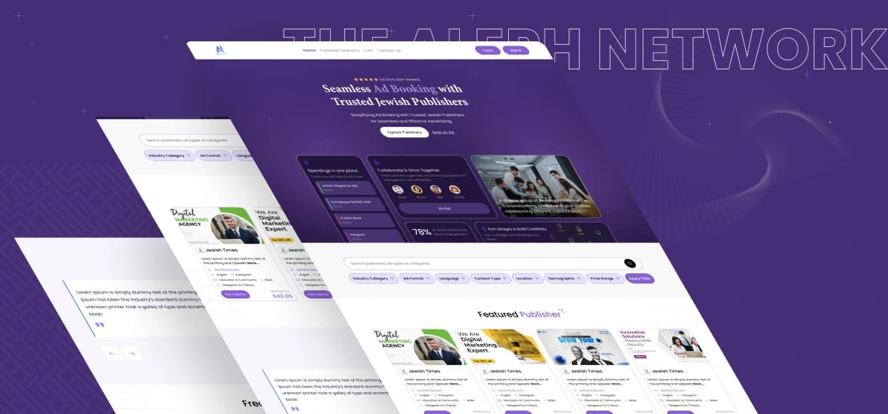 The Aleph Network – WordPress Website, image 4