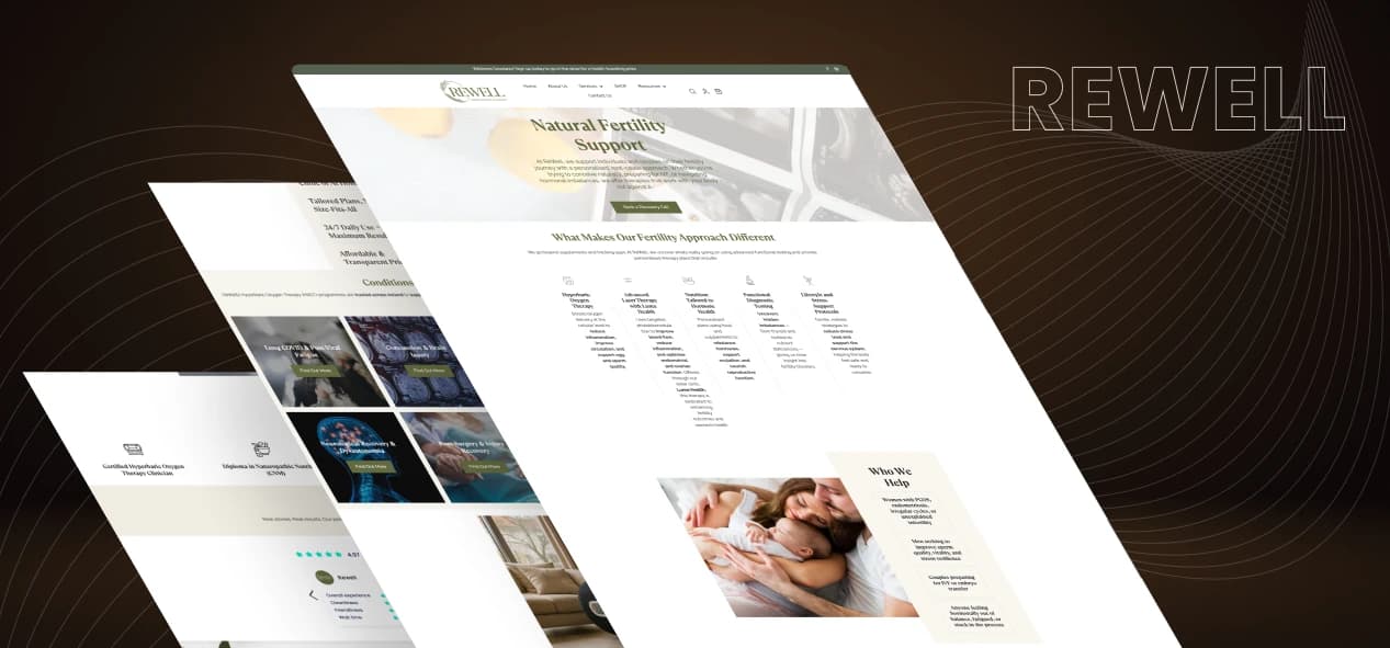 ReWell Website – Wellness & Hyperbaric Oxygen Therapy Platform, image 4