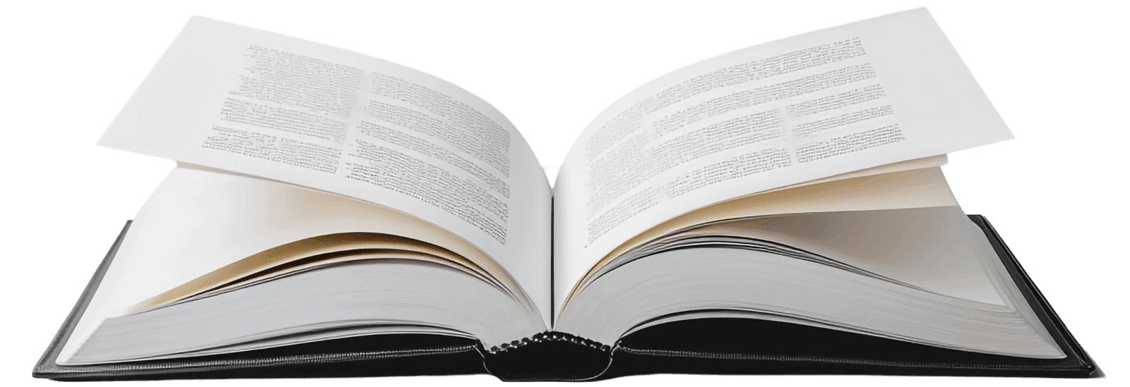 An open hardback book, the keepsake every MeaStoria story becomes